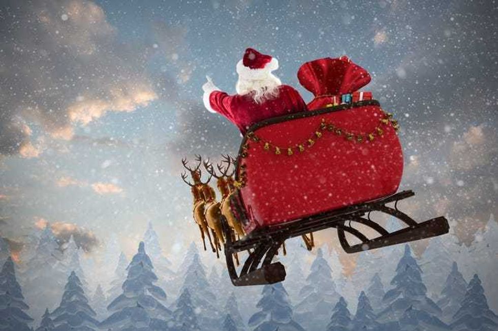 Watch Santa Claus' Christmas Eve trip around the world in real time here with NORAD's Santa Tracker