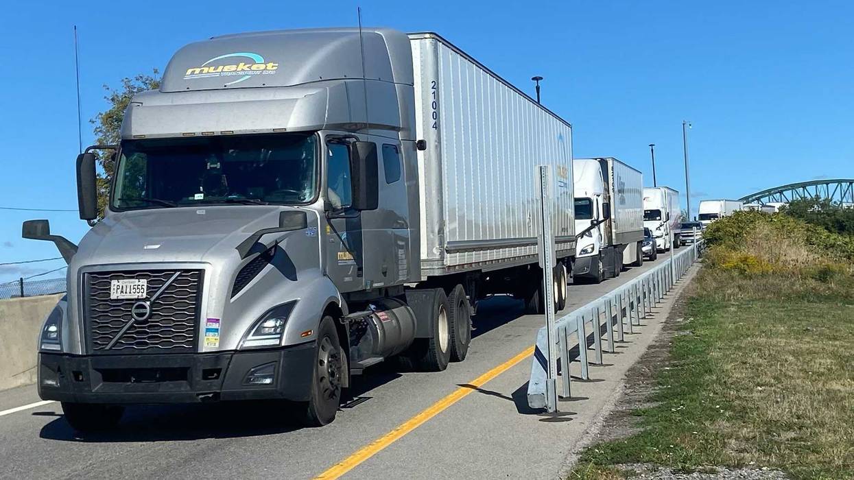 Tractor trailer traffic