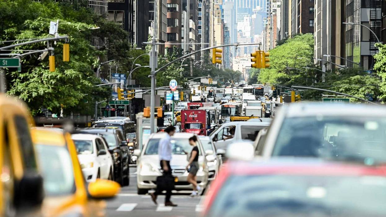 Traffic congestion in Manhattan on July 6, 2022