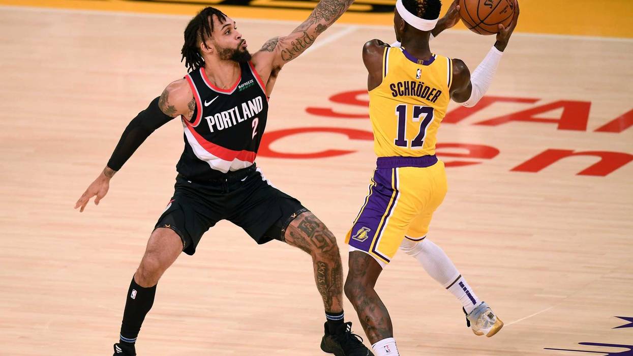 Trail Blazers Lakers Basketball