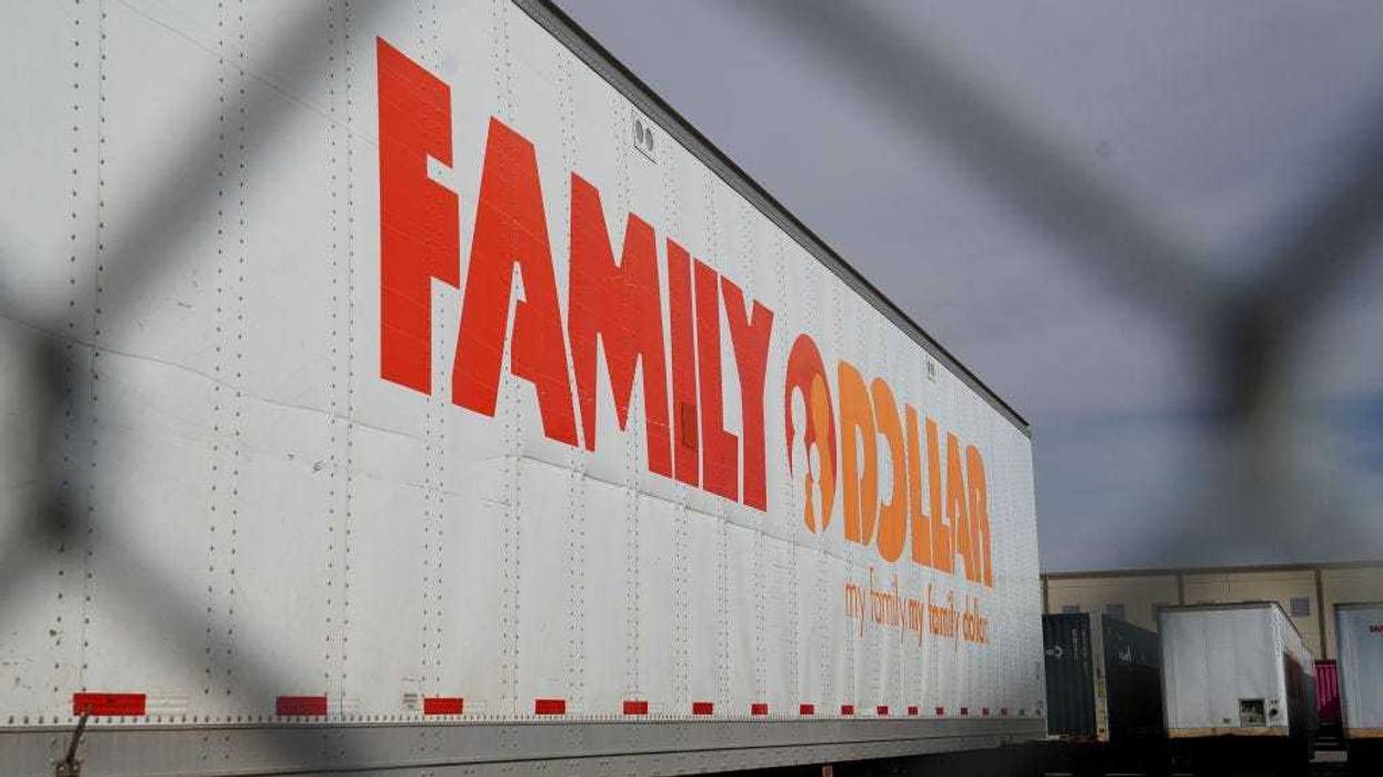 Trailers are parked at a Family Dollar Distribution center on May 19, 2022 in St George, Utah. According to reports, despite high levels of inflation, retail sales rose in April. (Photo by George Frey/Getty Images)