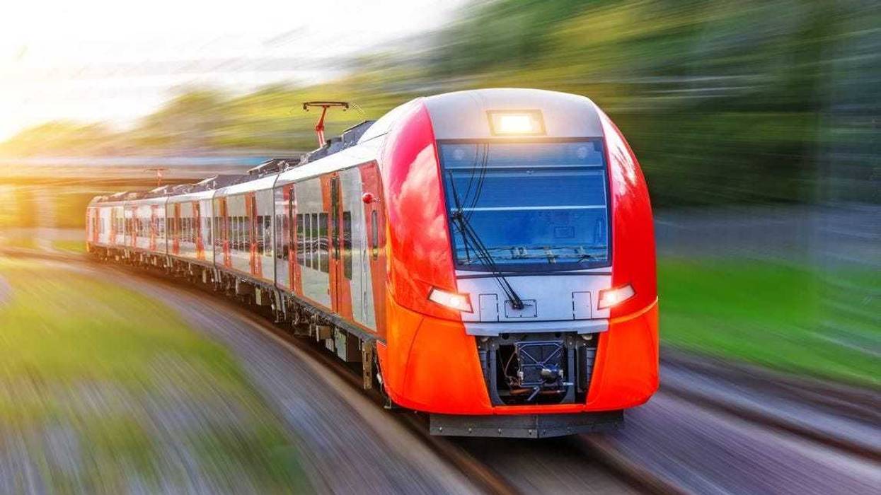 train hit