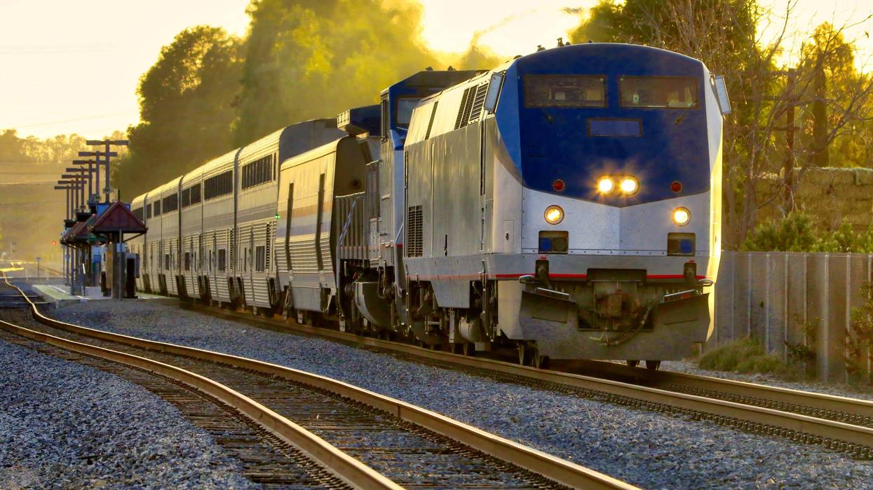 train on tracks