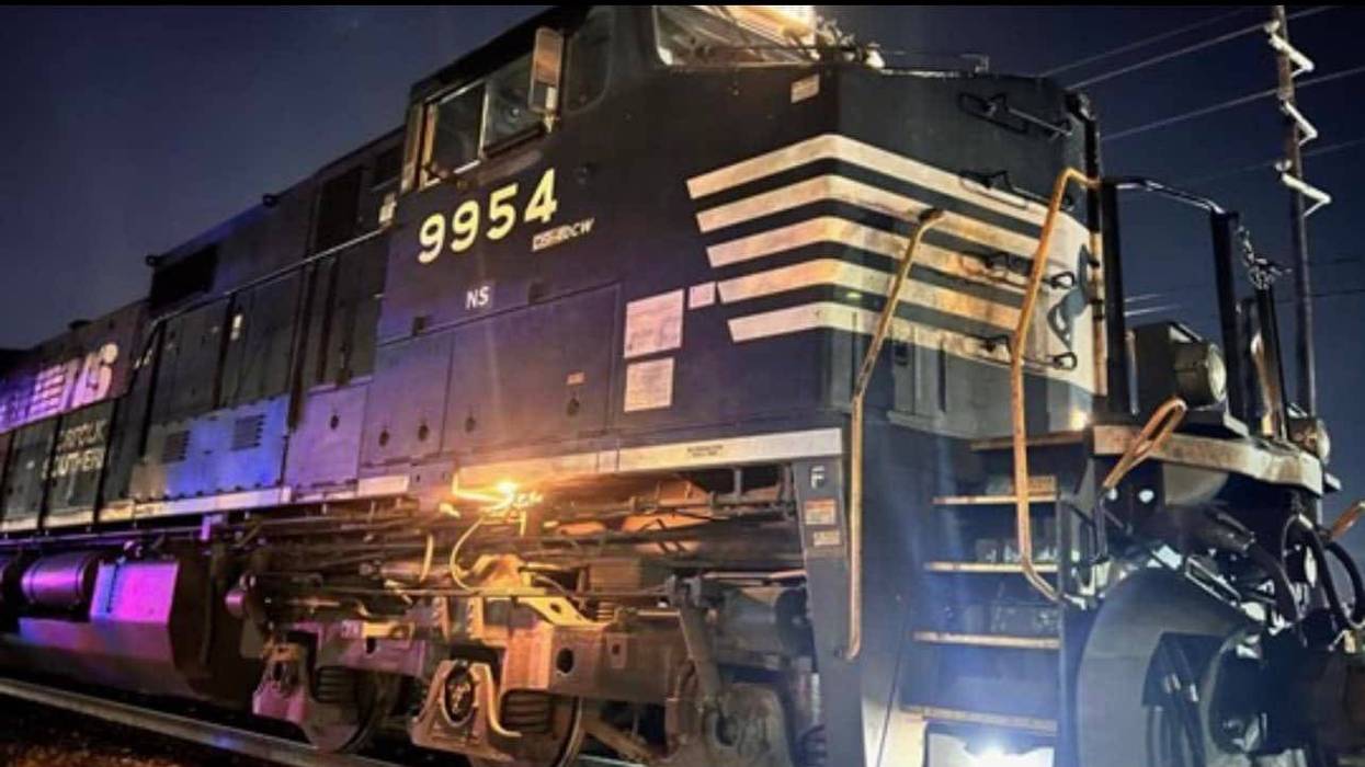 Train slams on brakes to avoid children on tracks