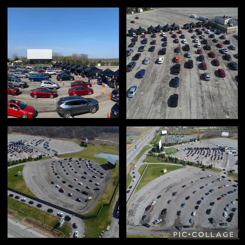 Transit Drive In mass vaccination site
