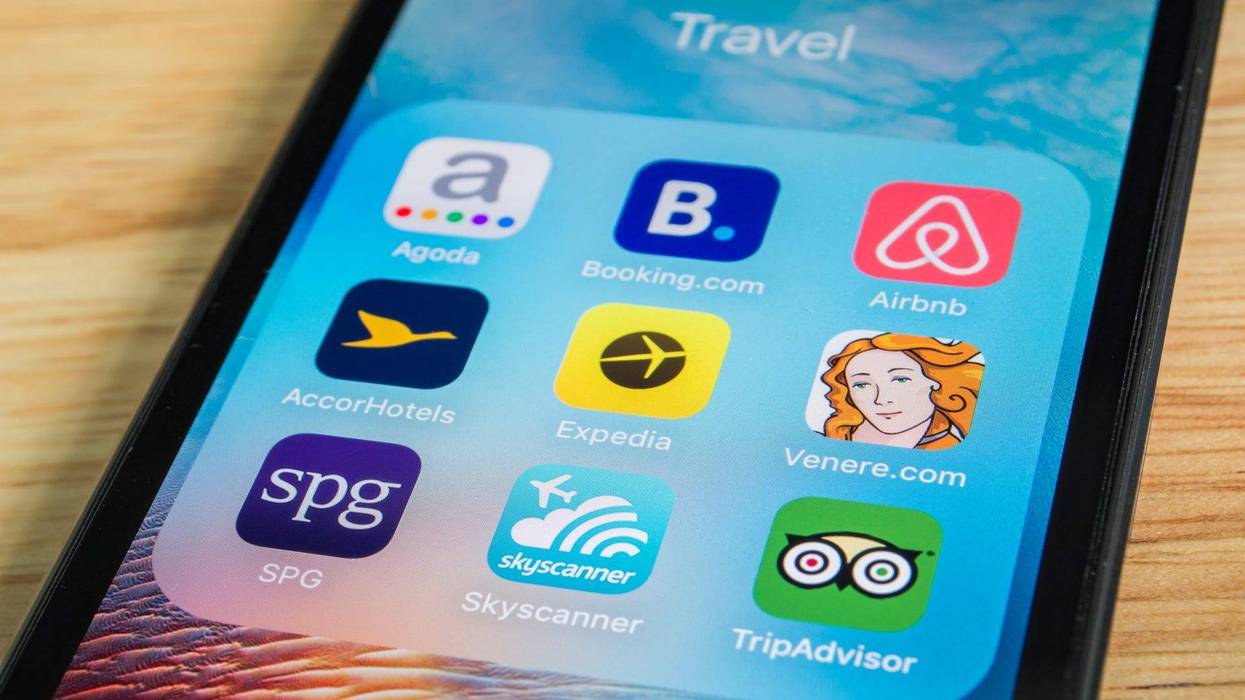Travel applications - stock photo