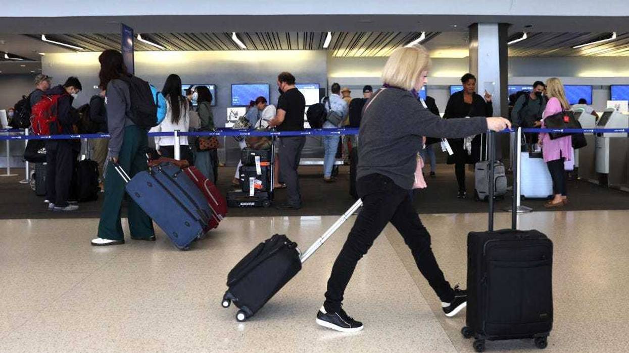 travelers at the airport