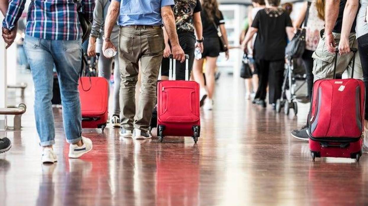 Travelers in Airport