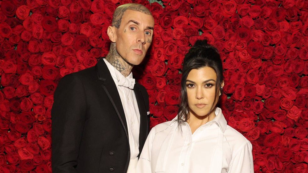 Travis Barker and Kourtney Kardashian share a look inside courthouse wedding: 'Till death do us part'