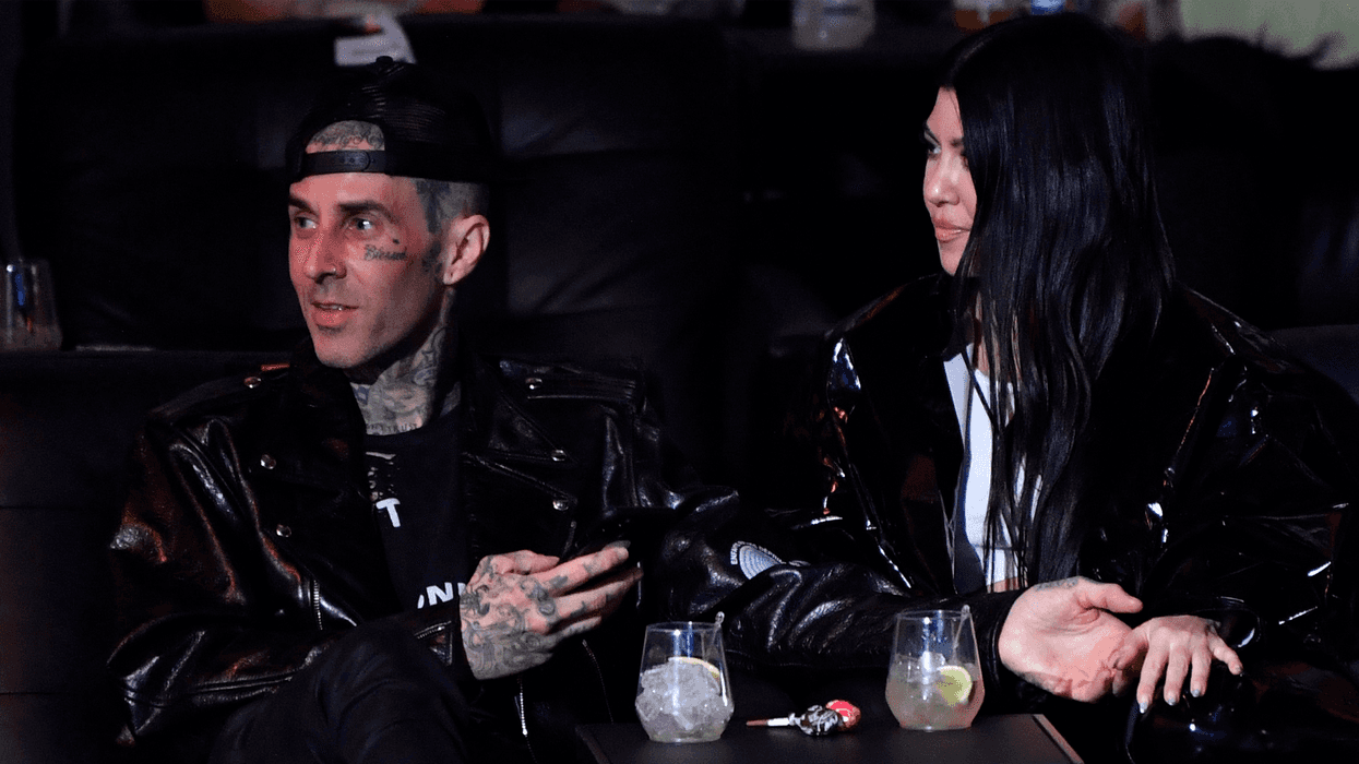 Travis Barker and Kourtney Kardashian