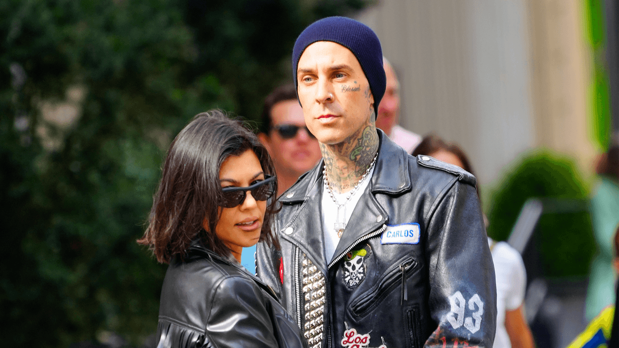 Travis Barker and Kourtney Kardashian