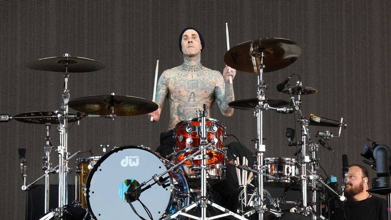 Travis Barker at Coachella