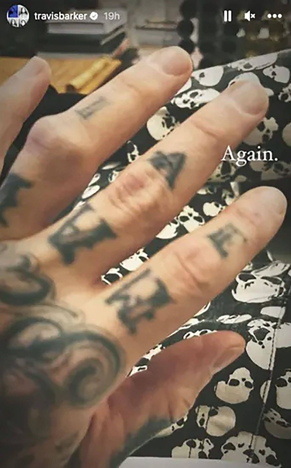 Travis Barker - Instagram Stories