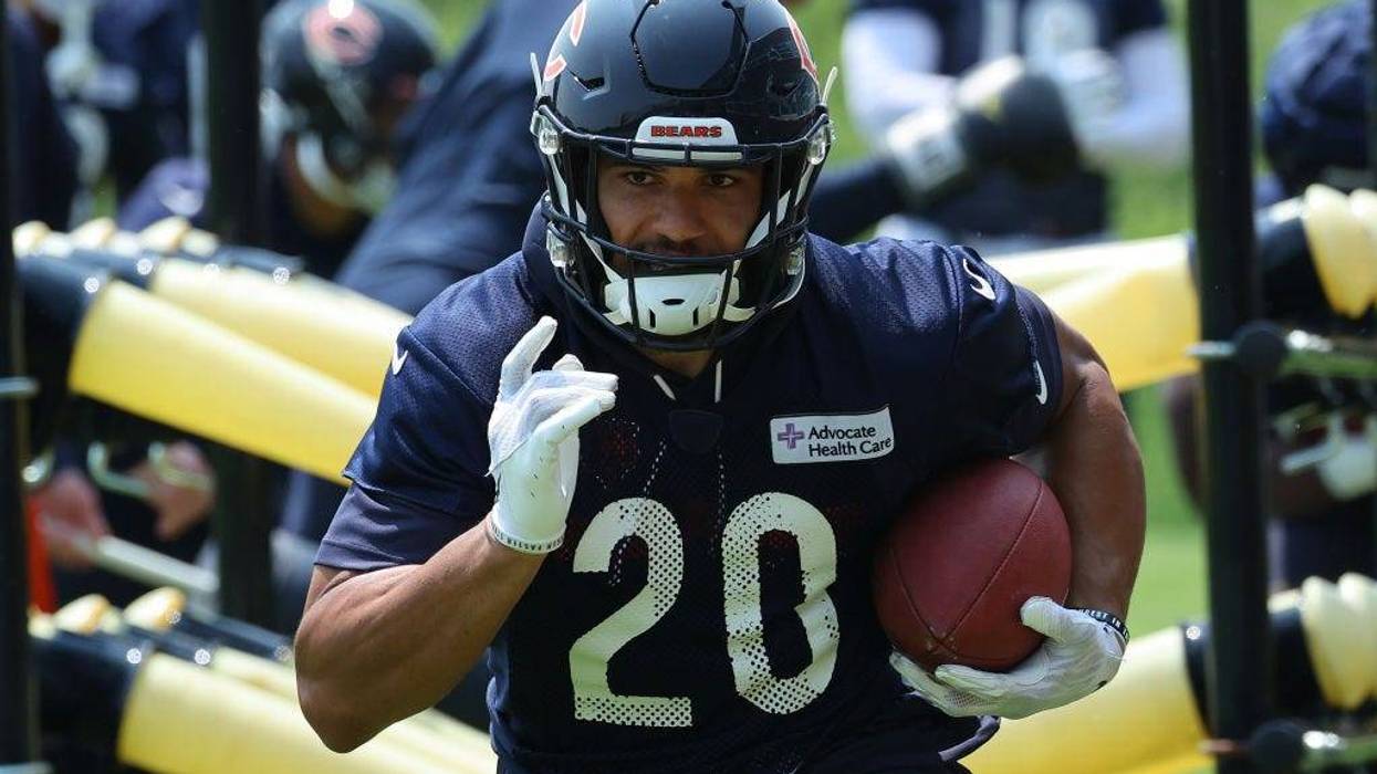 Travis Homer in practice