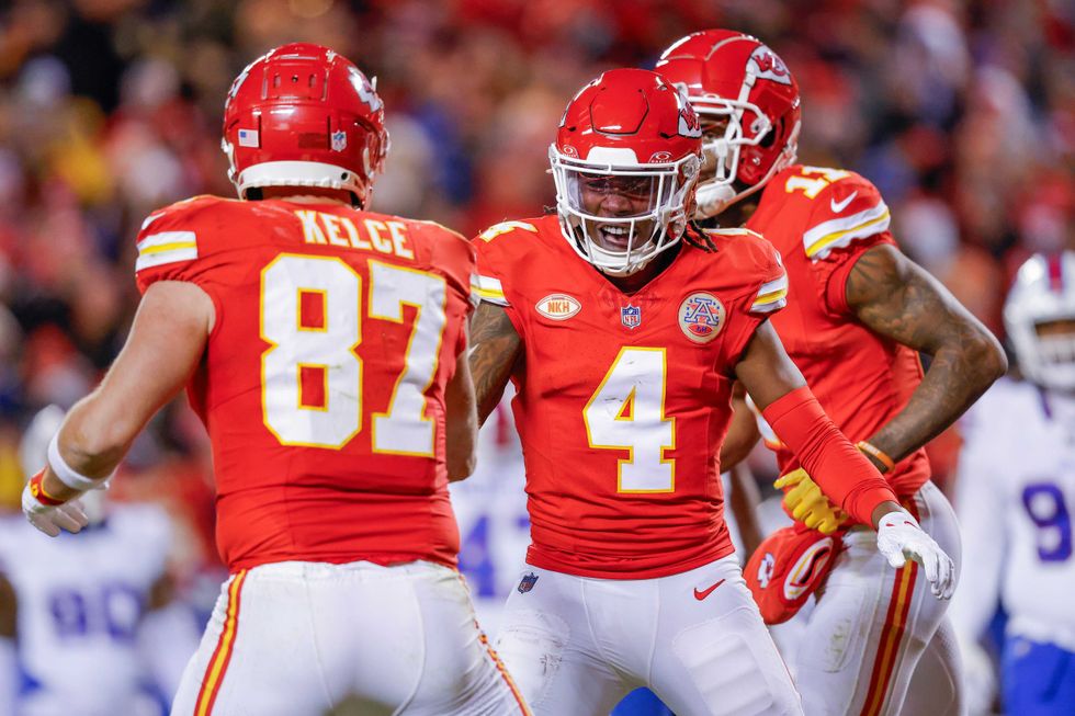 Travis Kelce and Rashee Rice