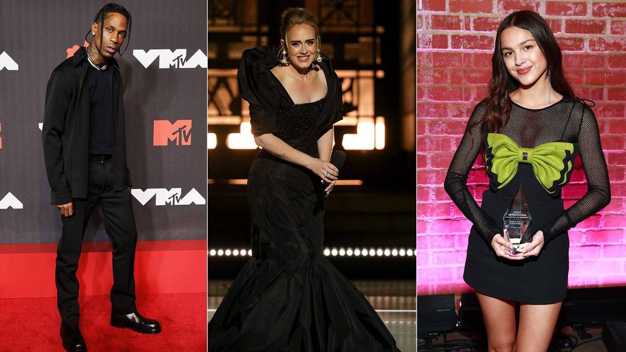 Travis Scott, Adele, Olivia Rodrigo