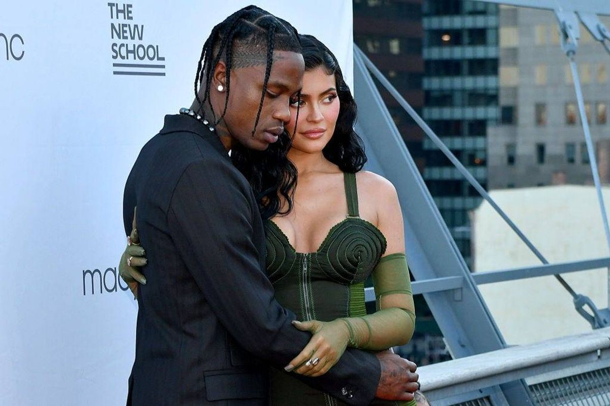 Travis Scott and Kylie Jenner attend the The 72nd Annual Parsons Benefit at Pier 17 on June 15, 2021 in New York City