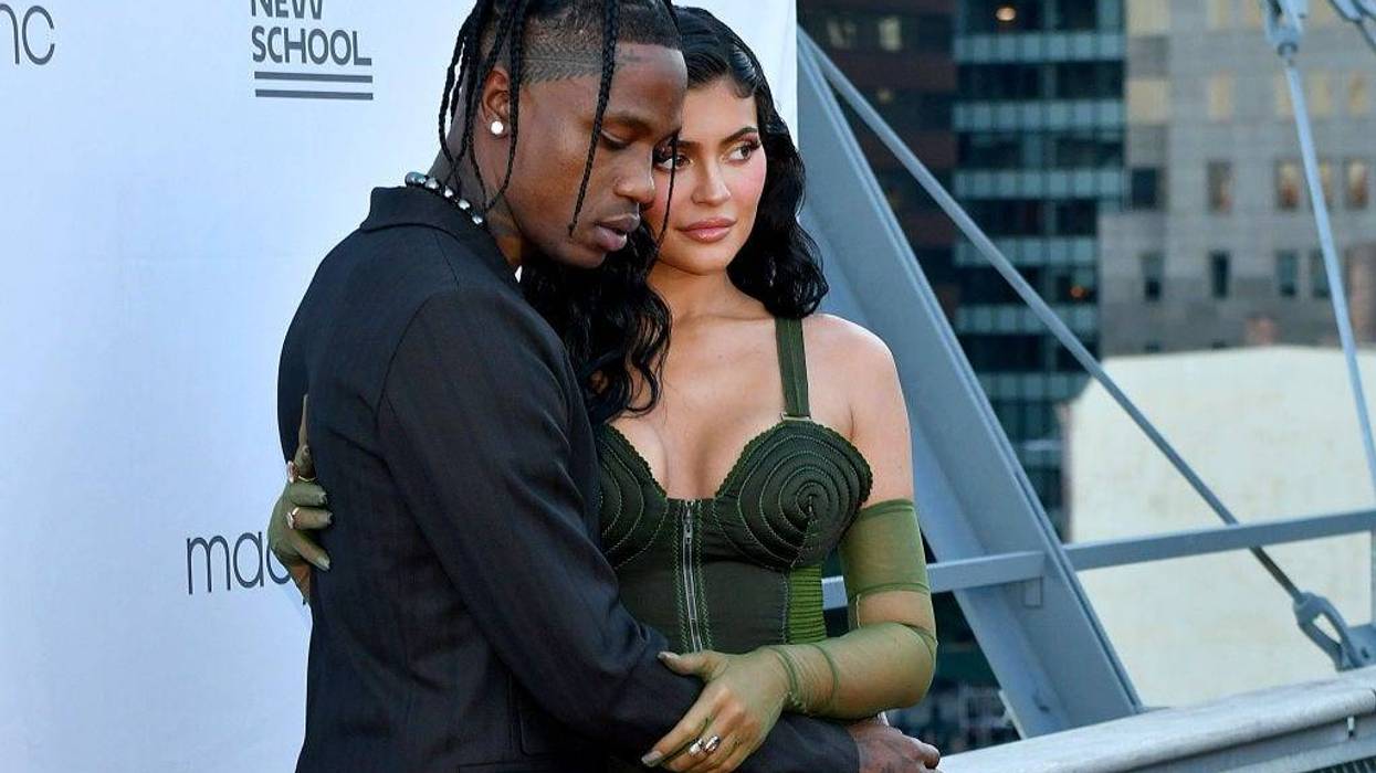 Travis Scott and Kylie Jenner attend the The 72nd Annual Parsons Benefit at Pier 17 on June 15, 2021 in New York City