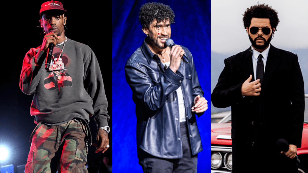 Travis Scott, Bad Bunny and The Weeknd