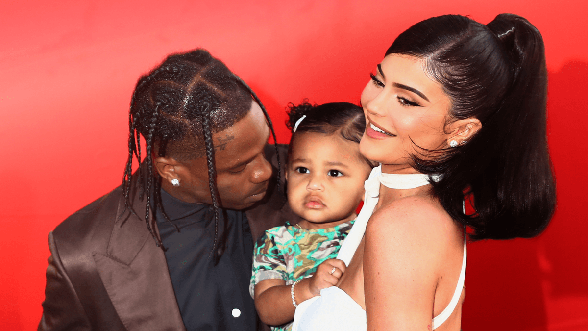 Travis Scott, Kylie Jenner and Stormi