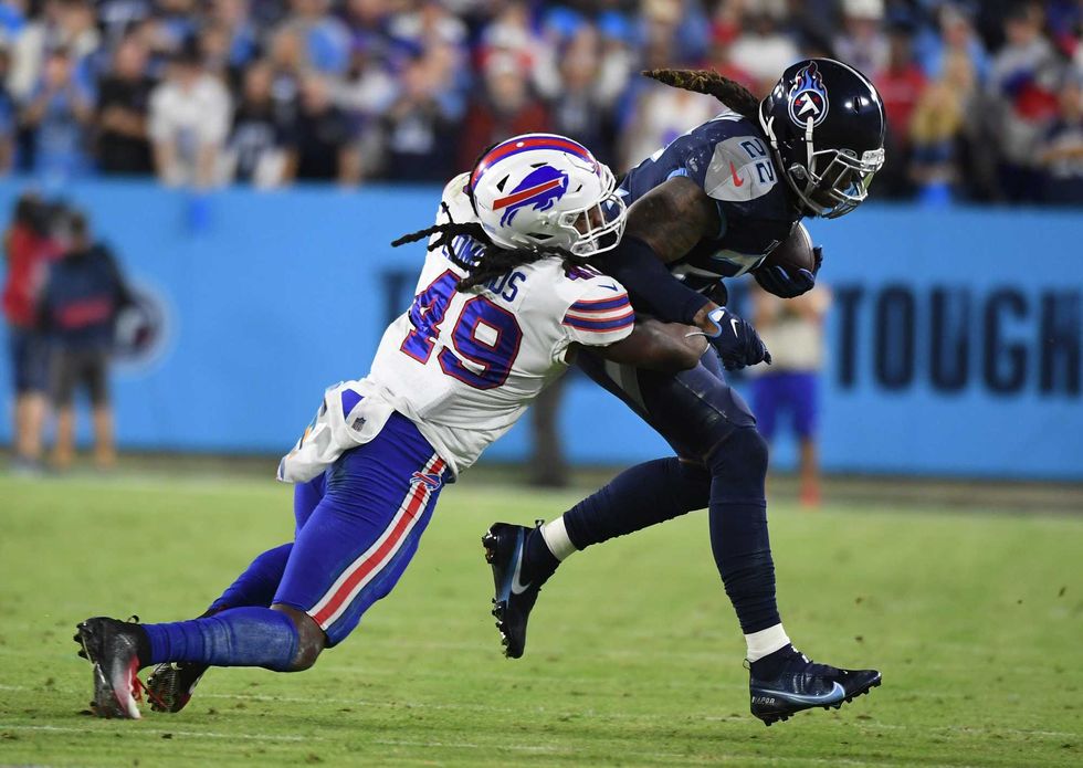 Tremaine Edmunds and Derrick Henry