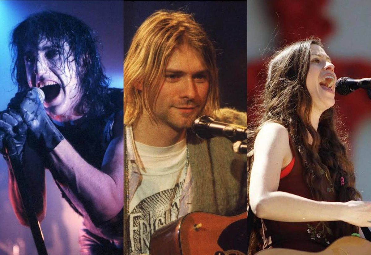 Trent Reznor, Kurt Cobain, Alanis Morrissette