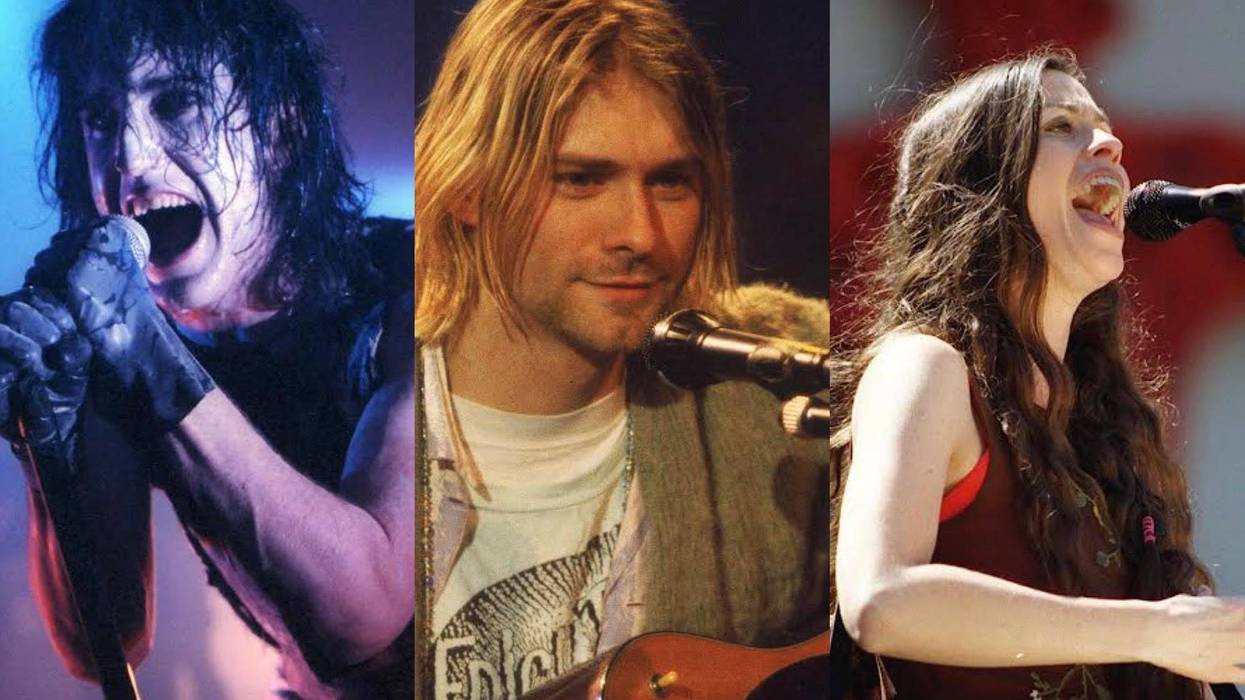 Trent Reznor, Kurt Cobain, Alanis Morrissette