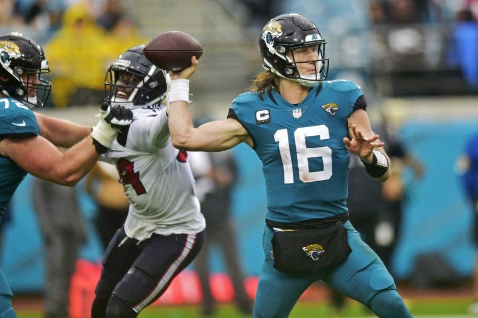 Trevor Lawrence with Jacksonville