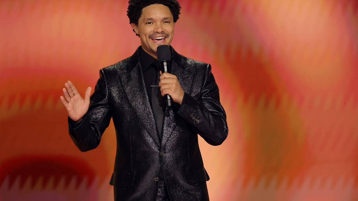 Trevor Noah speaks onstage during the 66th GRAMMY Awards at Crypto.com Arena on February 04, 2024 in Los Angeles, California.
