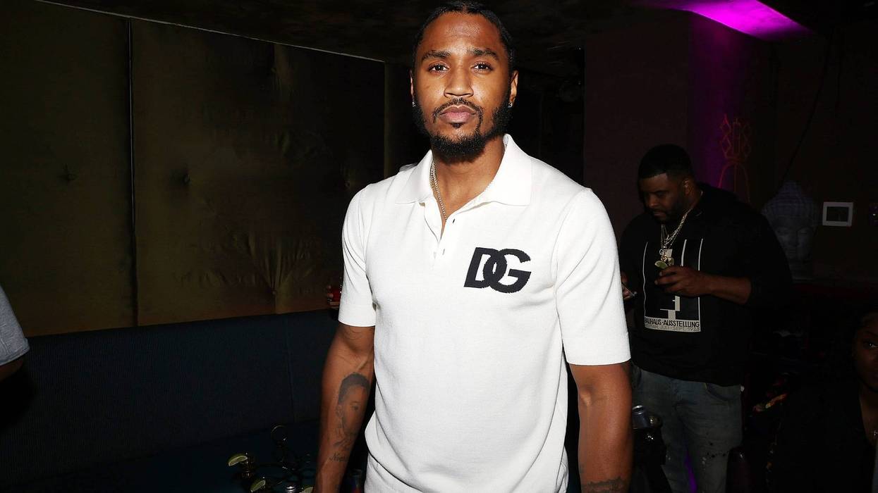 Trey Songz attends inBetweeners & D&G, powered by UNXD. DGFamily NFT.NYC Party at TAO Uptown on June 22, 2022 in New York City.