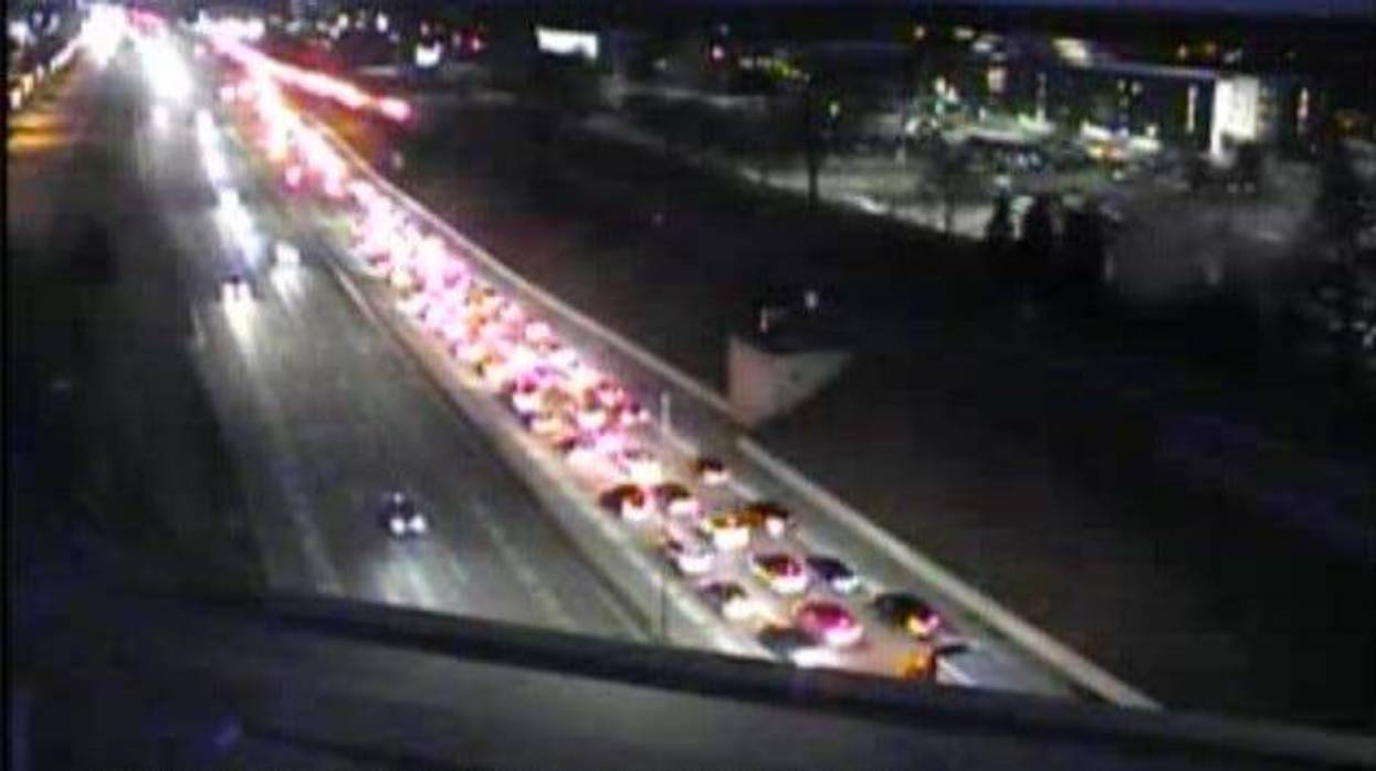 Troopers closed down all southbound lanes on M-10 after a man said he was shot at twice on Friday evening.