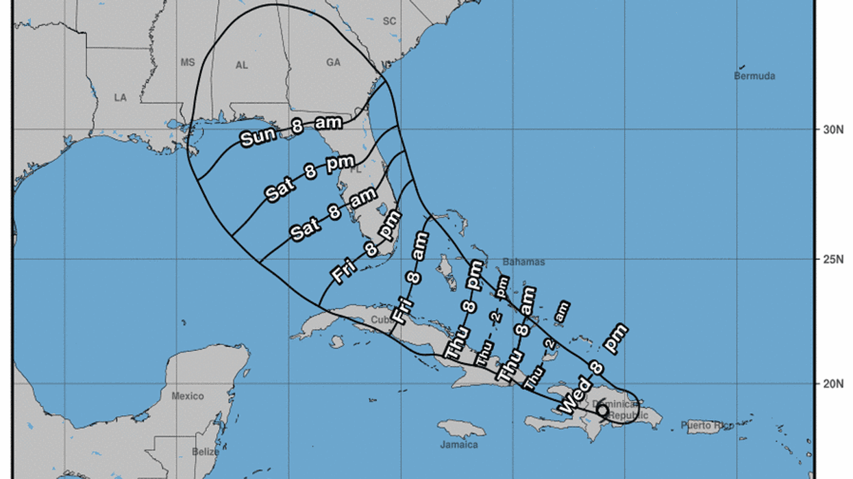 Tropical Storm Fred arrives in Domenica
