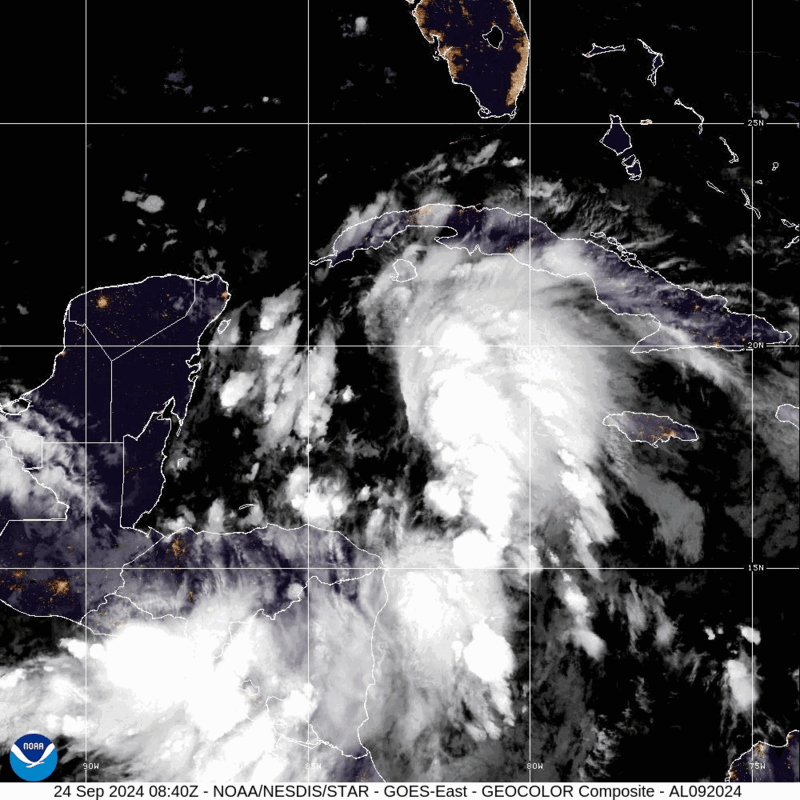 Tropical Storm Helene forms