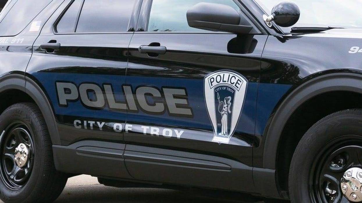 Troy police car