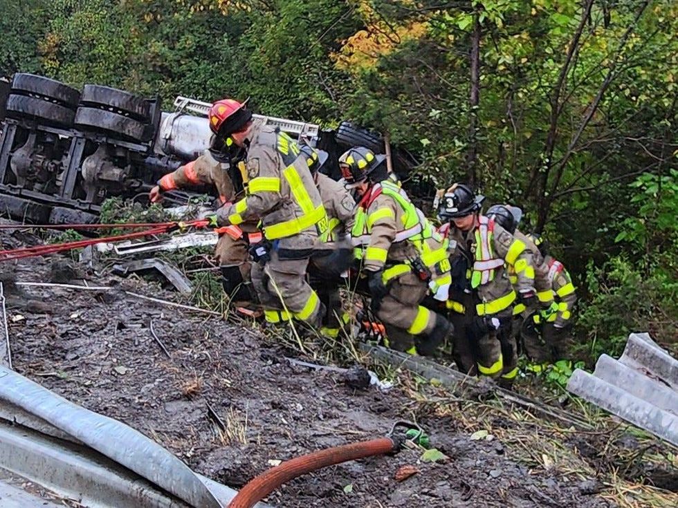 truck rollover