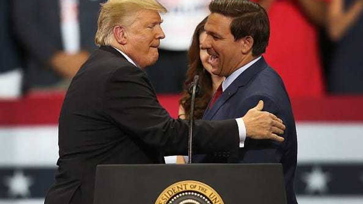 Trump and DeSantis