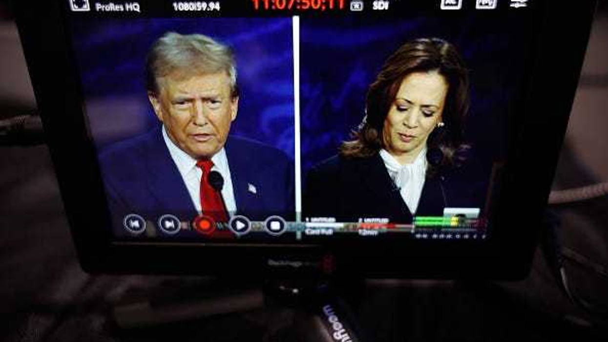 Trump and Harris