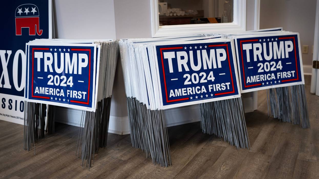 Trump election signs