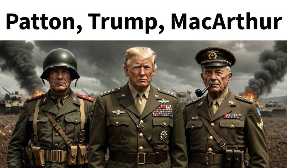Trump faces criticism over AI image depicting him as military general