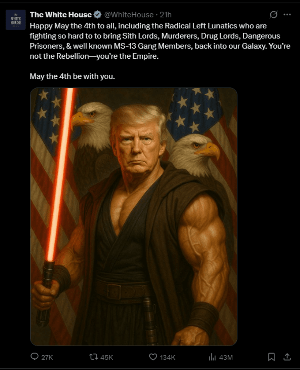 Trump Jedi/Sith Lord