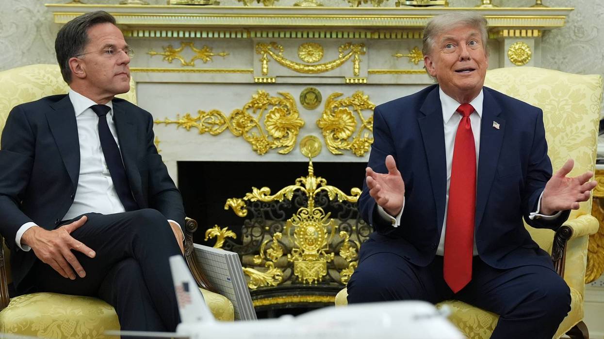 Trump NATO Rutte