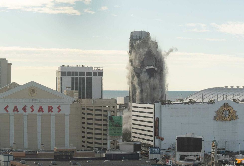 Trump Plaza Implosion