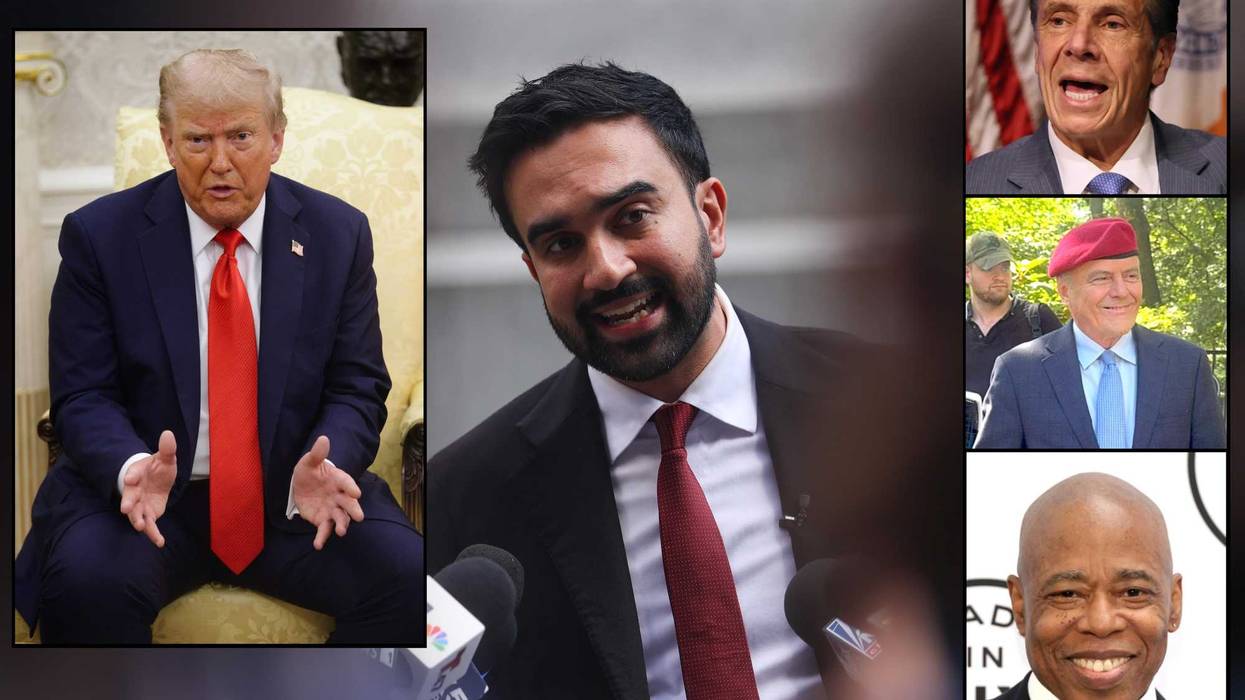 Trump said “No” when he was asked by a reporter Thursday night if he’d urged or encouraged any of the candidates in the race to drop out, but went on to say he would like to see that happen