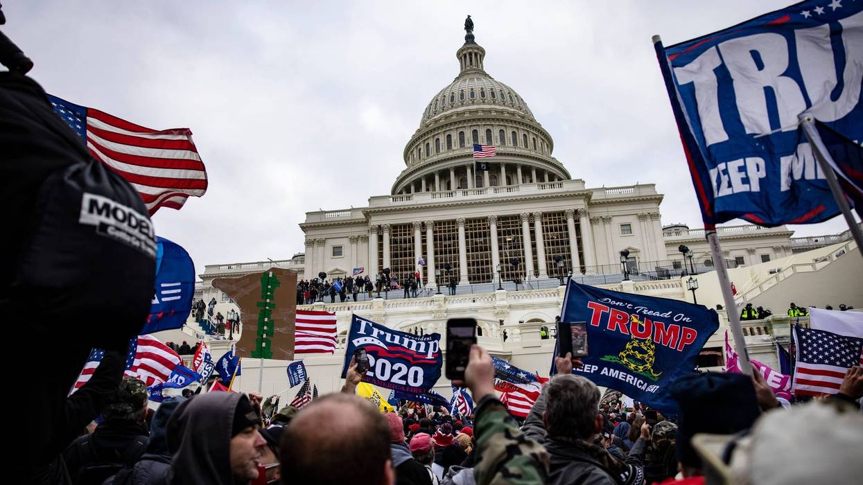 Trump Supporters Hold "Stop The Steal" Rally In DC Amid Ratification Of Presidential Election.