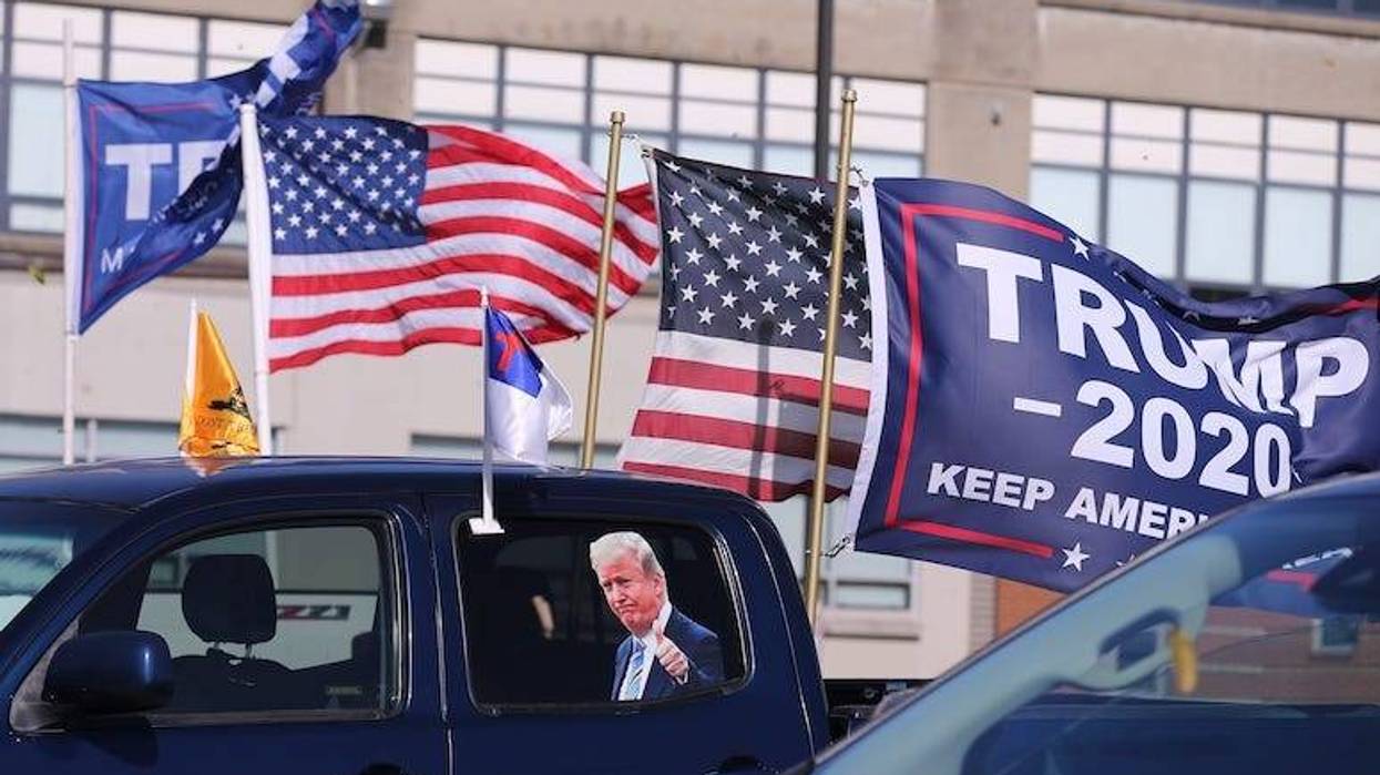Trump Train, Car, Flags, Sticker, Donald Trump