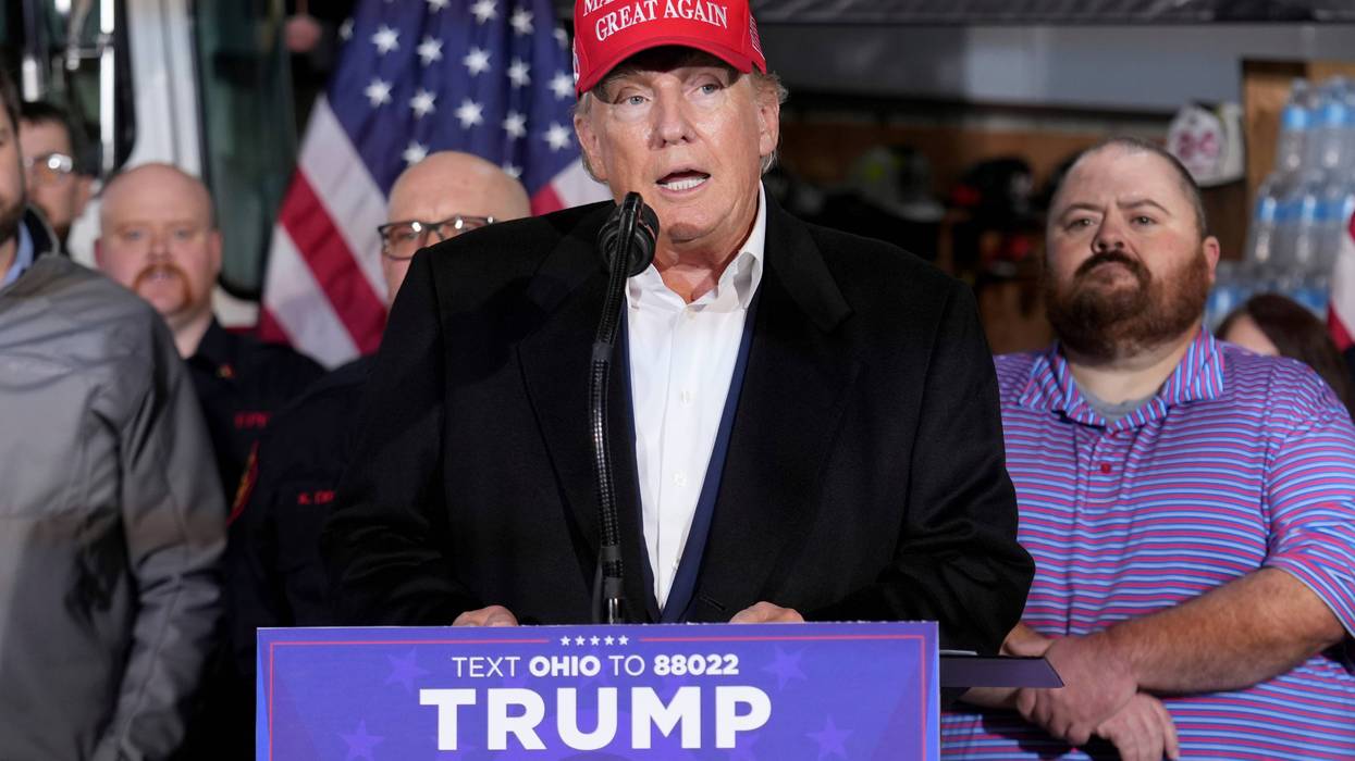 Trump Train Derailment Ohio