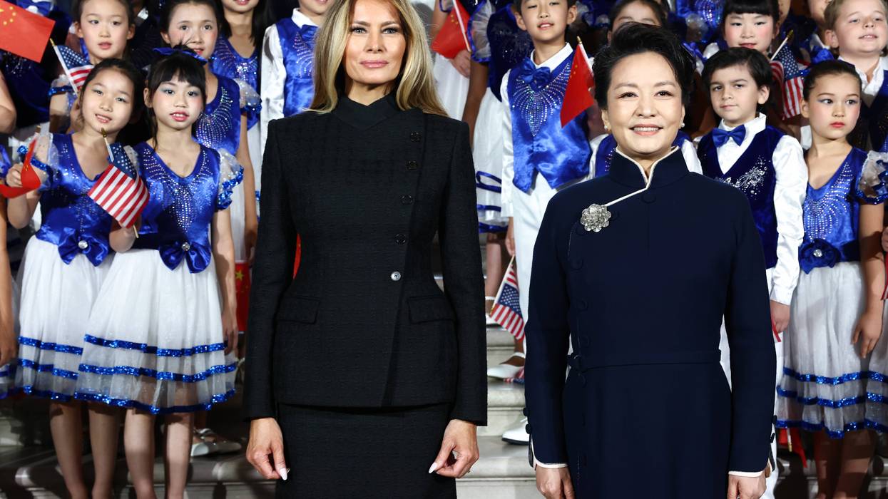 Trump Xi Spouses