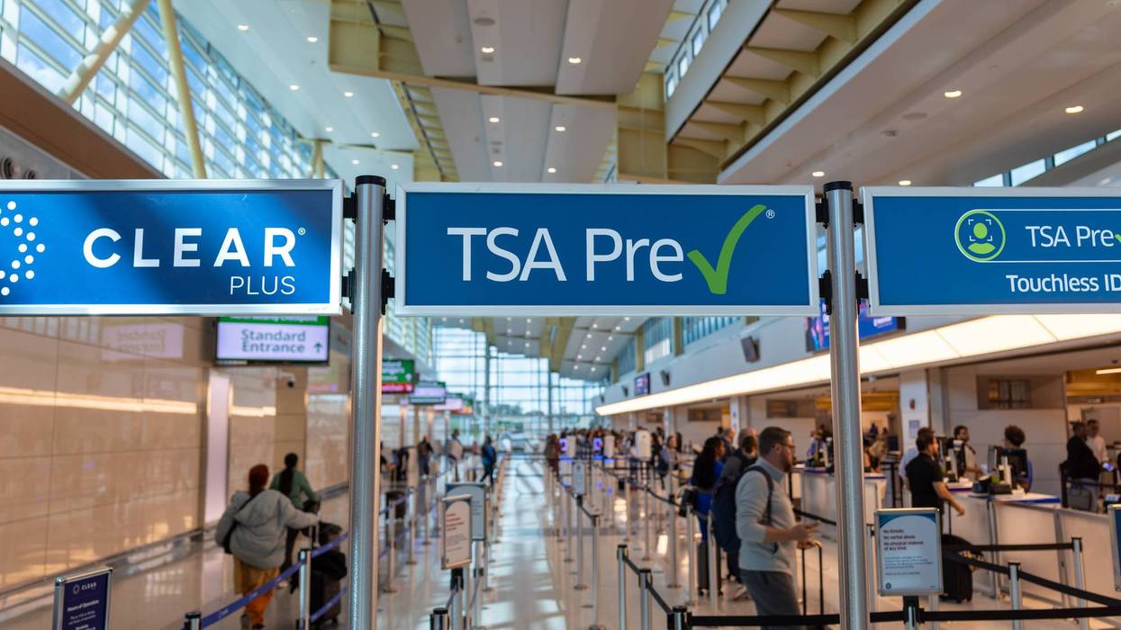 TSA PreCheck lines at Security - Airport