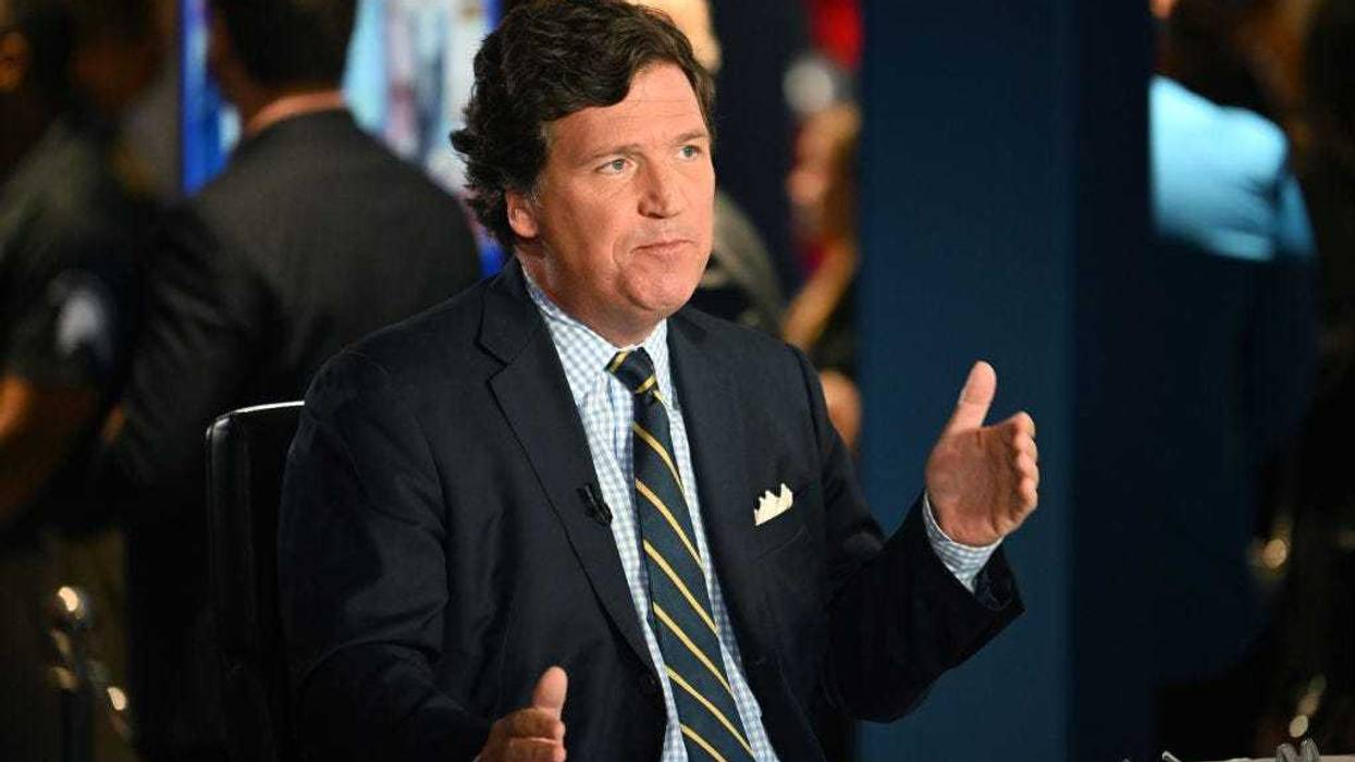 Tucker Carlson speaks during 2022 FOX Nation Patriot Awards at Hard Rock Live at Seminole Hard Rock Hotel & Casino Hollywood on November 17, 2022 in Hollywood, Florida. (Photo by Jason Koerner/Getty Images)