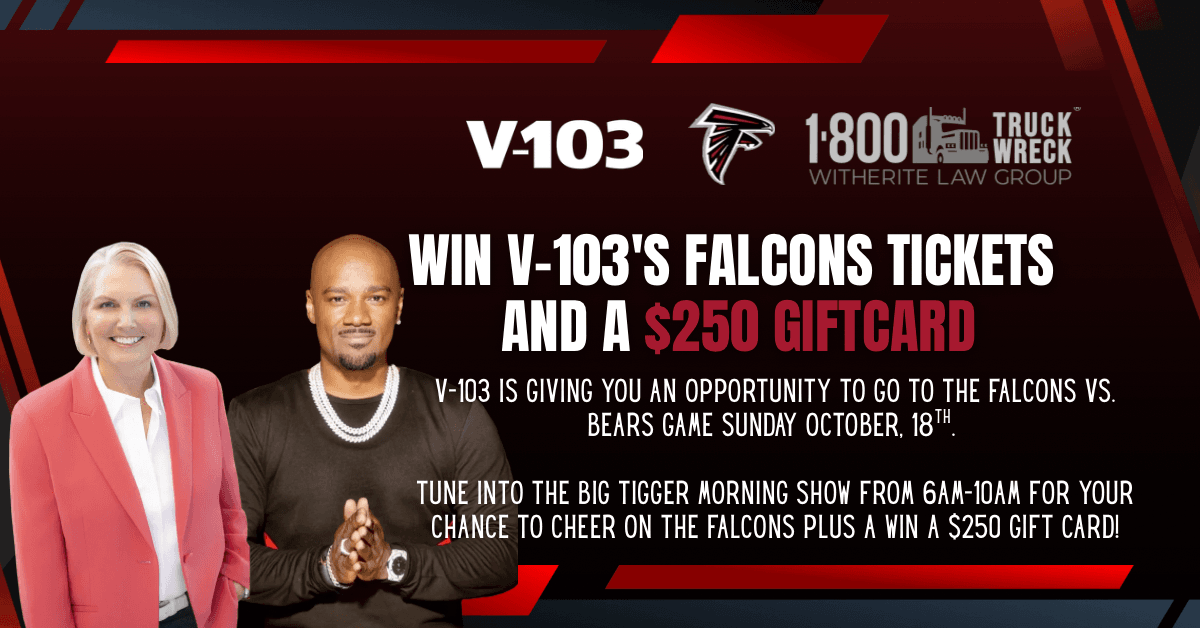Tune into the Big Tigger Morning show to win Falcons tix + $250 GC